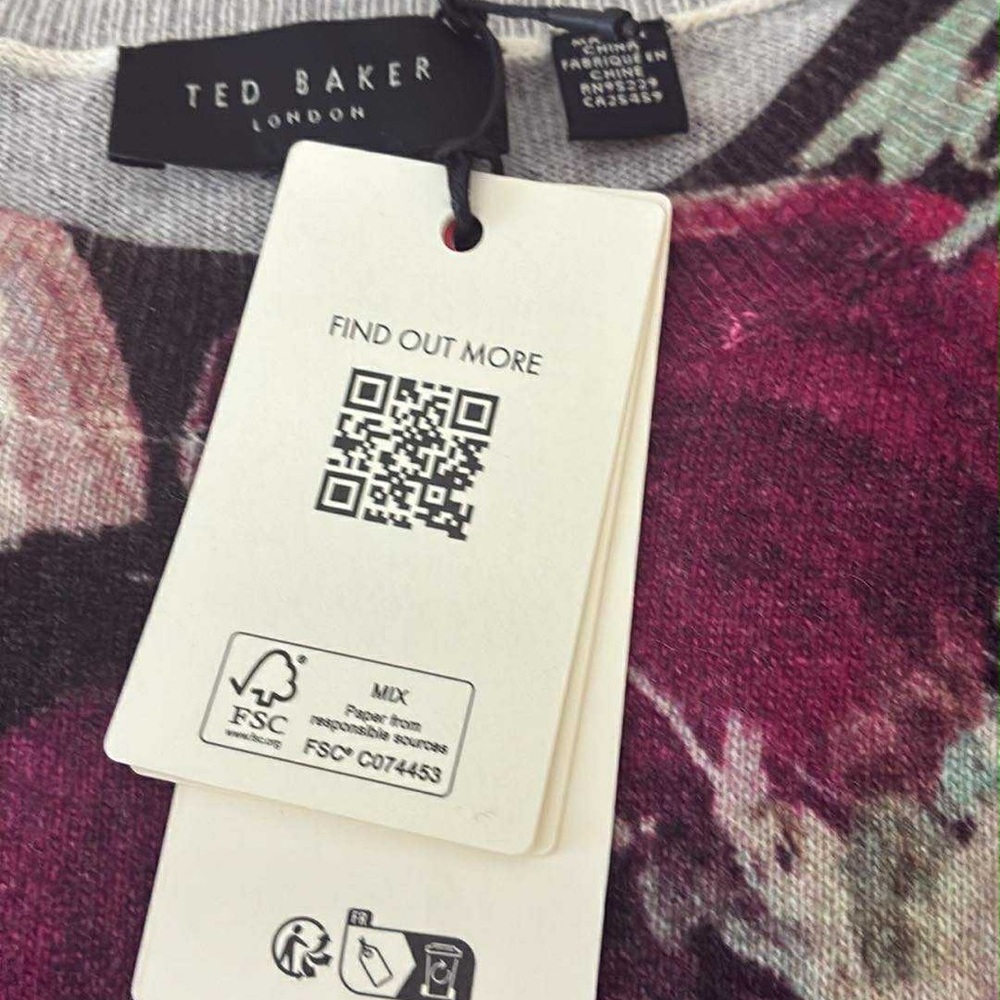 Ted Baker wool cashmere blend sweater - Picture 3 of 5